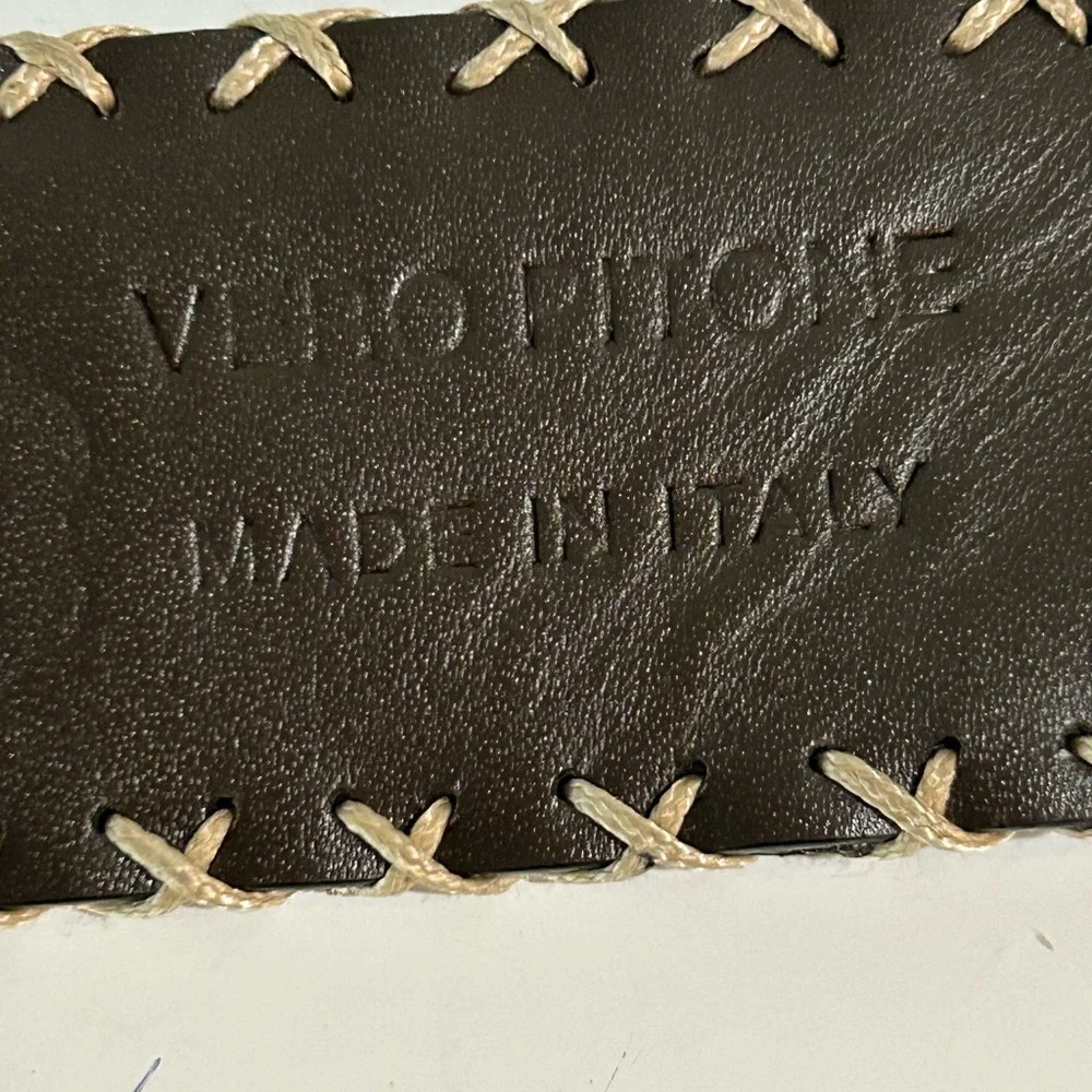Handmade Italian Genuine Python Patchwork Belt • Size 115 • Artisan Leather